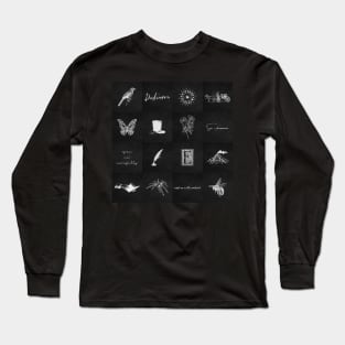 DICKINSON SERIES ART MONOCHROME PATTERN DESIGN MERCH Long Sleeve T-Shirt